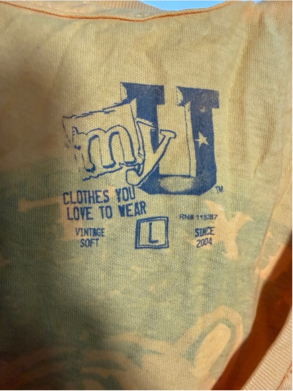 My U Yellow LSU Tigers Short Sleeve V-Neck Tee L - Picture 3 of 6